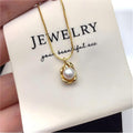 65 Natural freshwater pearl pendant Irregular shaped pearl necklace Minimalist women's jewelry