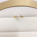 422 - Natural Freshwater Pearl Ring, Bestselling Simple and Elegant Women's Ring, Adjustable Open Ring