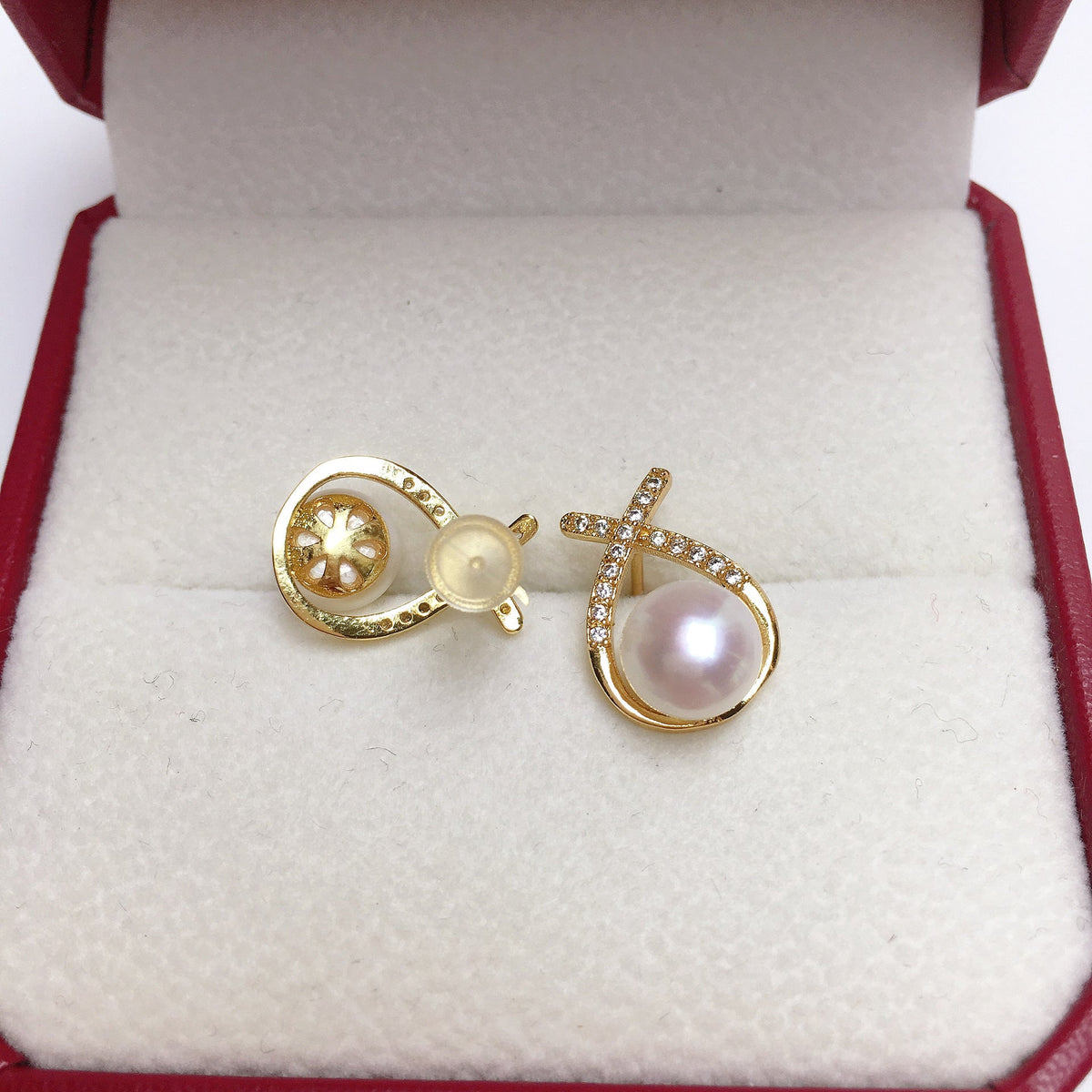 68 Natural freshwater pearl earrings Hot selling styles Fashionable and versatile earrings Popular high-quality jewelry