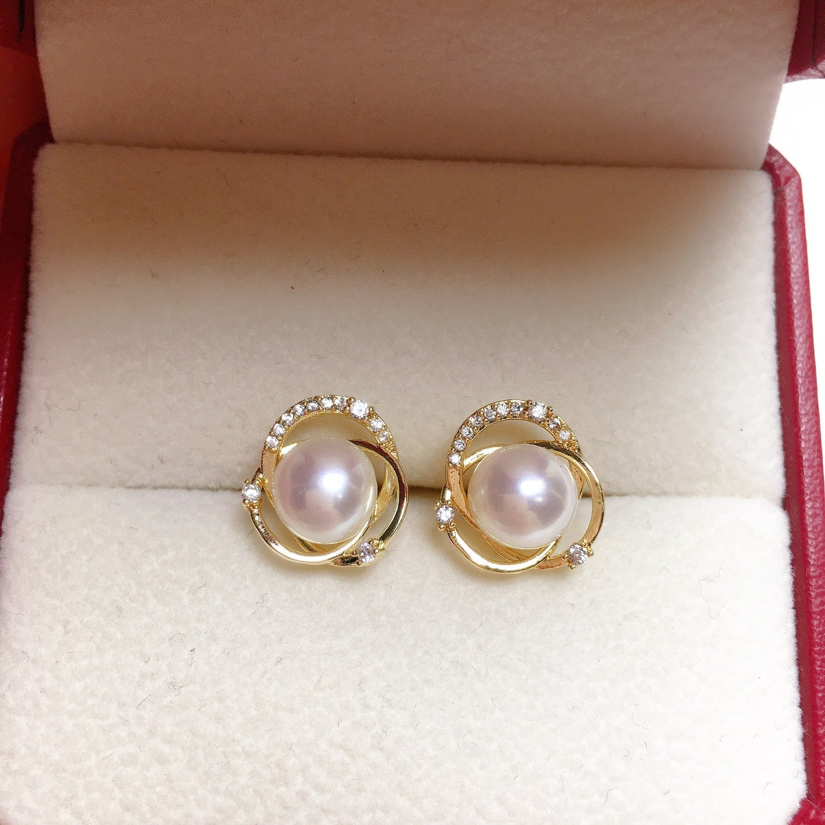 72 Natural freshwater pearl earrings Exquisite and fashionable pearl earrings High-quality and elegant women's earrings